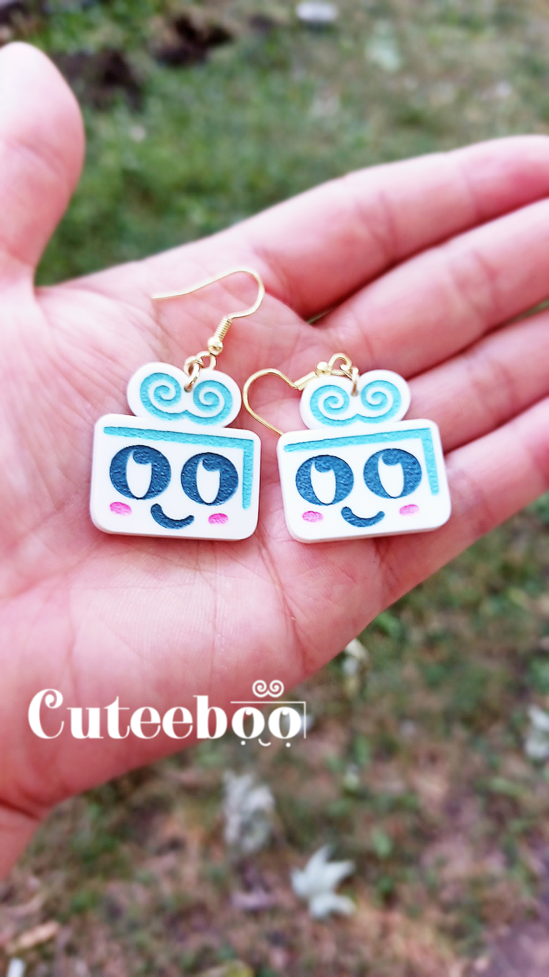 Cuteeboo Logo Earrings