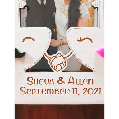 Personalized Love Phoever Wood Picture Frame